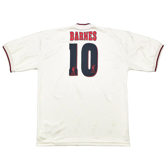 1996/97 Liverpool Barnes #10 Away Shirt (XL) Reebok