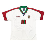 1996/97 Portugal Rui Costa #10 Auswärtstrikot (M) Olympische