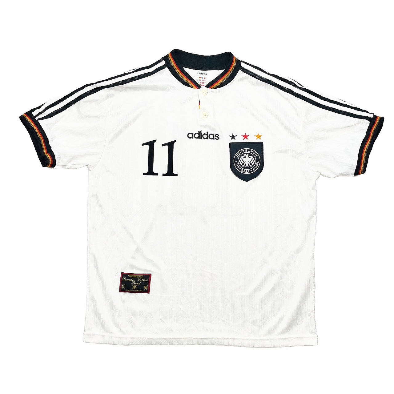 1996/98 Germany Kuntz #11 Home Shirt (XL) Adidas