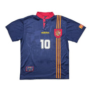 1996/98 Spanien Raul #10 Auswärtstrikot (S) Adidas