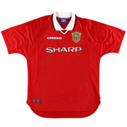 1997-00 Manchester United Umbro Champions League Heimtrikot M