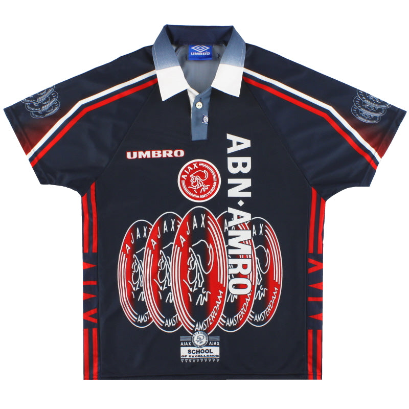 1997-98 Ajax Umbro Auswärtstrikot *Neuwertig* M