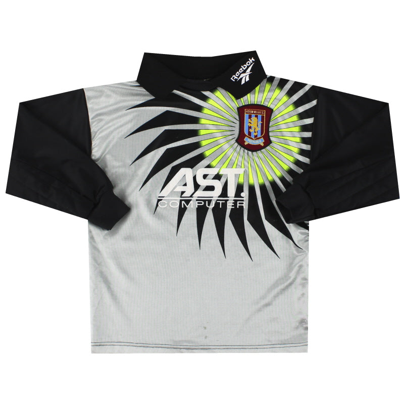 1997-98 Aston Villa Reebok Torwarttrikot Gr. Jungen M