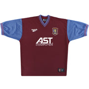 1997-98 Aston Villa Reebok Heimtrikot Yorke #10 Y