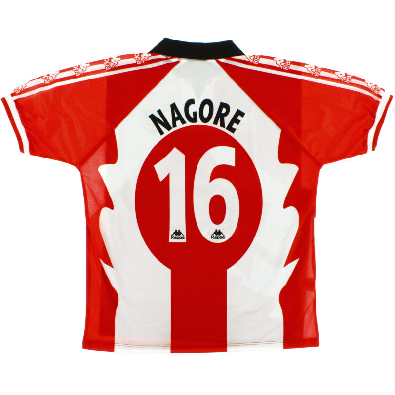 1997-98 Athletic Bilbao Jahrhundert Trikot Heim Nagore #16 *Neuwertig* XL
