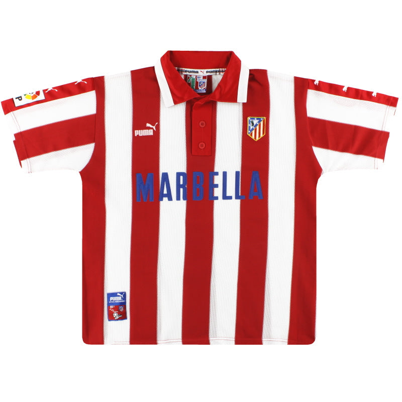 1997-98 Atletico Madrid Puma Heimtrikot L