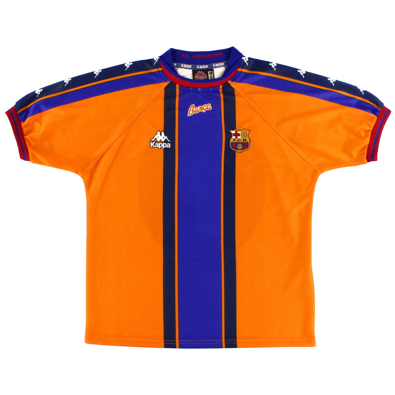 1997-98 FC Barcelona Kappa Auswärtstrikot L