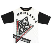 1997-98 Borussia Mönchengladbach Reebok Grafik T-Shirt M