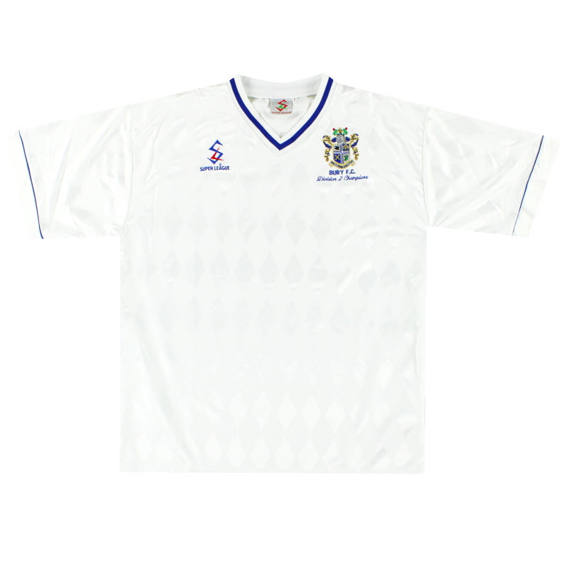 1997-98 Bury Super League 'Champions' Heimtrikot *Neuwertig* L