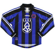 1997-98 Club Brugge Heimtrikot Langarm Gr. M. Jungen