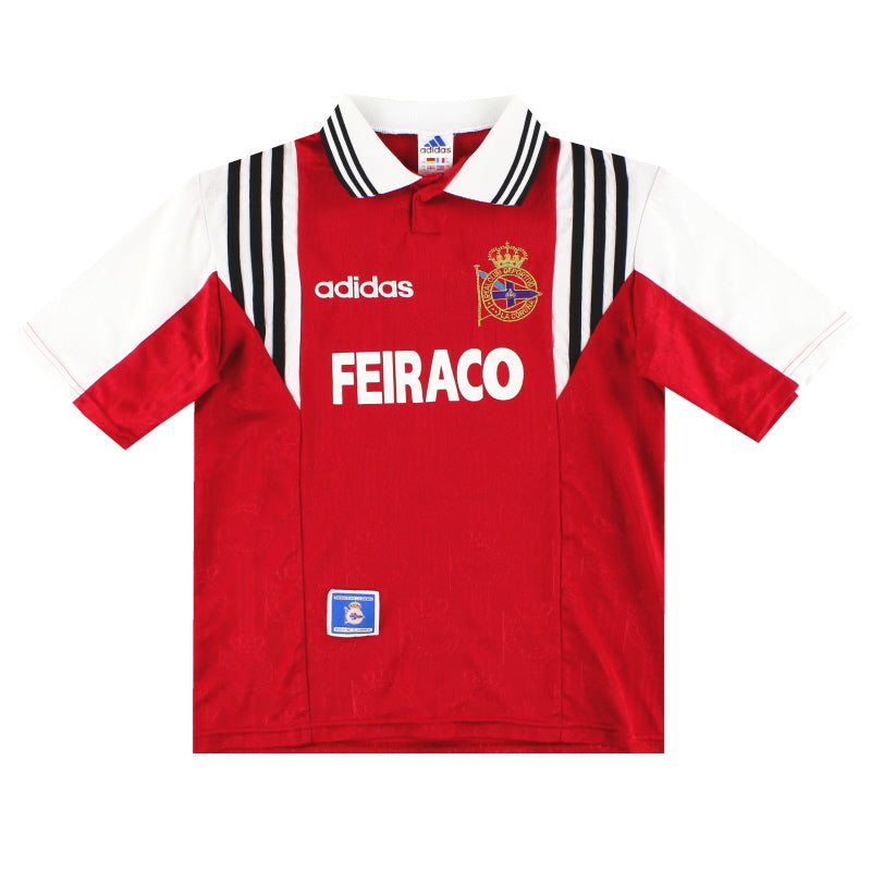 1997-98 Deportivo adidas Auswärtstrikot L.Jungen