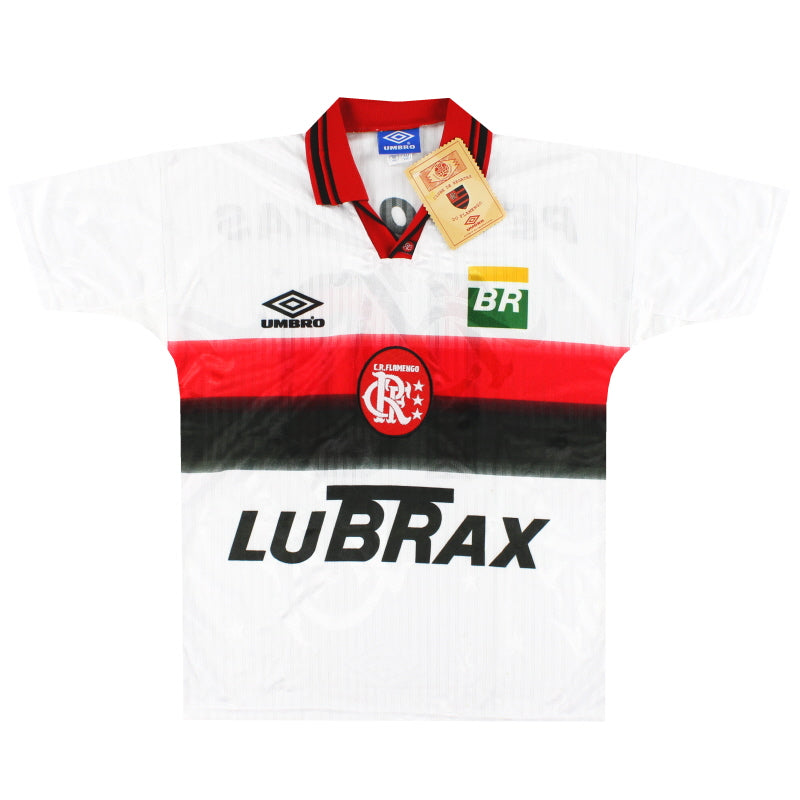 1997-98 Flamengo Umbro Auswärtstrikot #10 *m. Etiketten* M