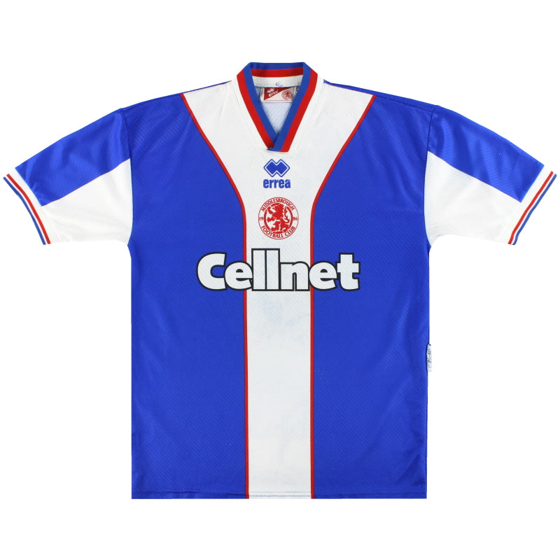 1997-98 Middlesbrough Errea Auswärtstrikot *Neuwertig* XL
