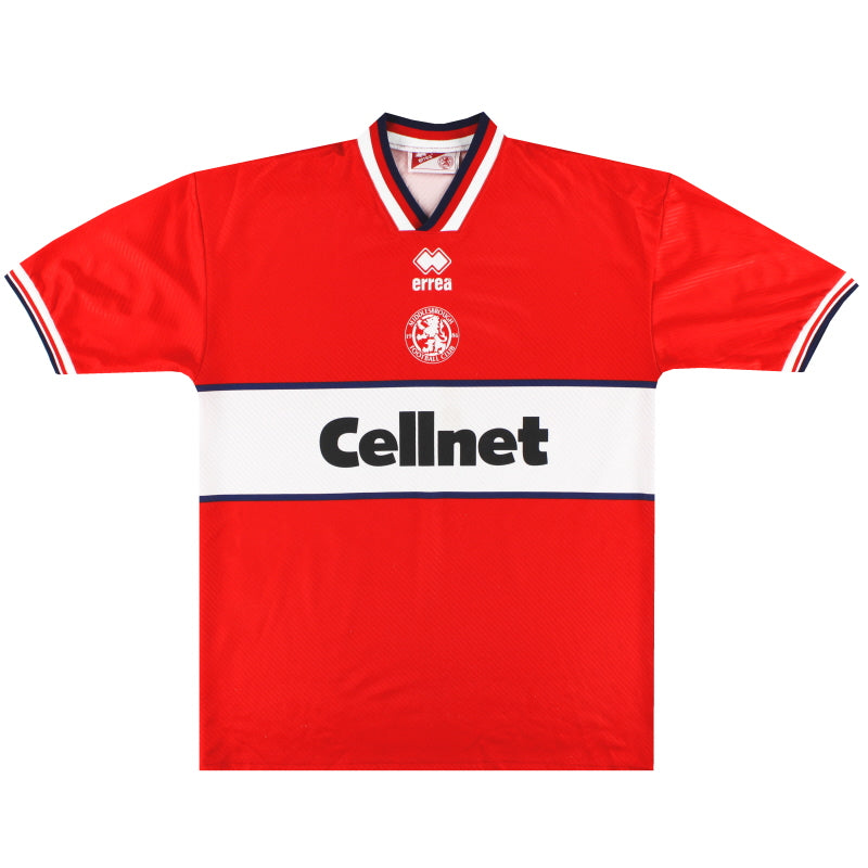 1997-98 Middlesbrough Errea Heimtrikot XL