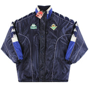 1997-98 Real Betis Kappa Padded Bench Coat *mit Etiketten* L