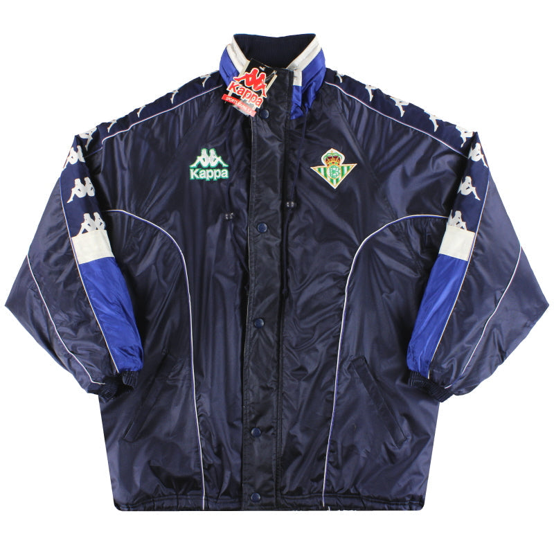 1997-98 Real Betis Kappa Padded Bench Coat *mit Etiketten* L