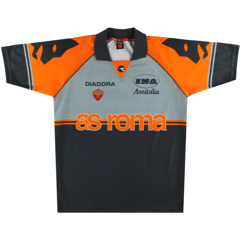 1997-98 Roma Diadora Trainingsshirt L