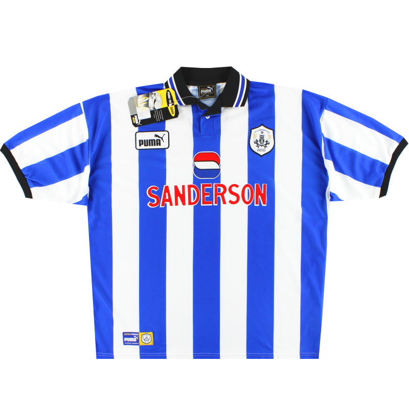 1997-98 Sheffield Wednesday Puma Heimtrikot *m/Etiketten* M