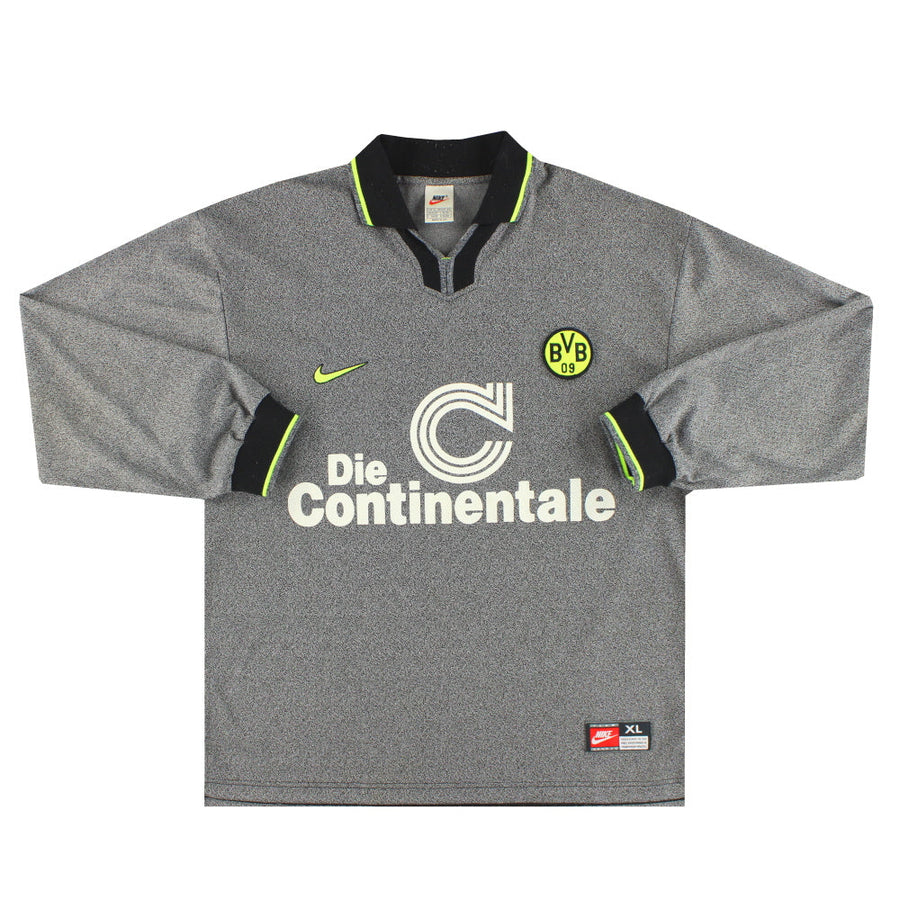 1997-98 Borussia Dortmund Nike Auswärtstrikot L/S XL