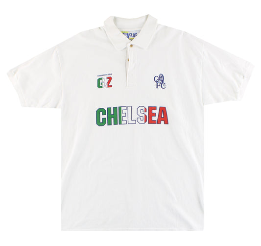 1997-98 Chelsea Graphic 'Zola' Polo Shirt L