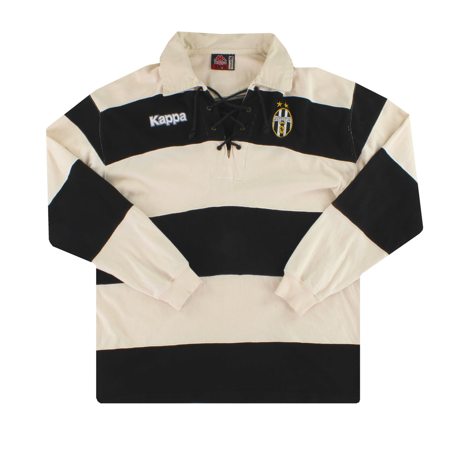 1997-98 Juventus Kappa Poloshirt Langarm XL