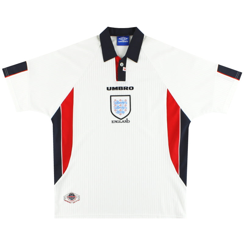 1997-99 England Umbro Heimtrikot XL