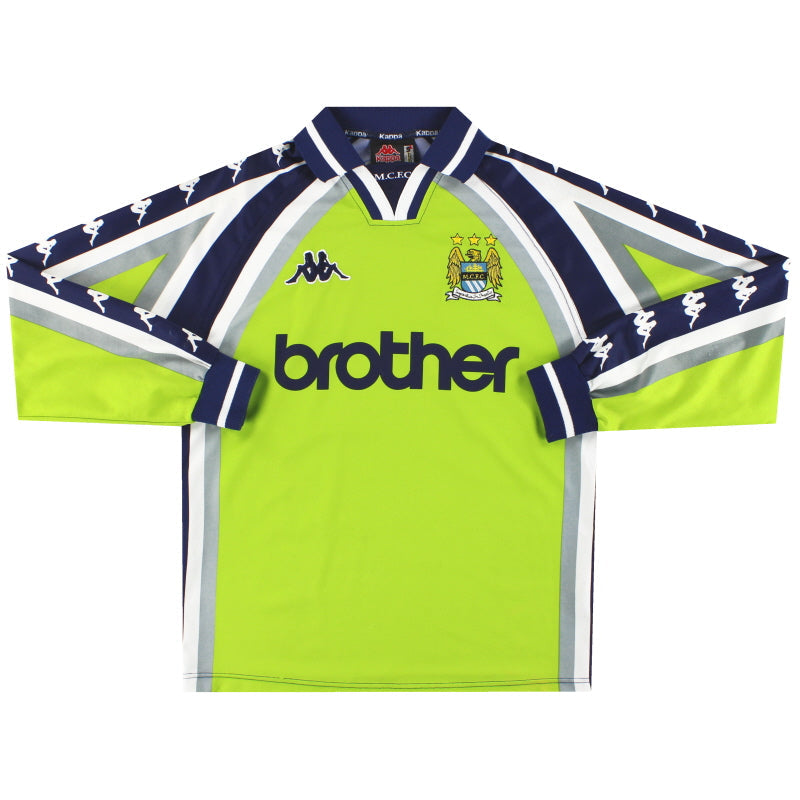1997-99 Manchester City Kappa Torwart-Trikot S