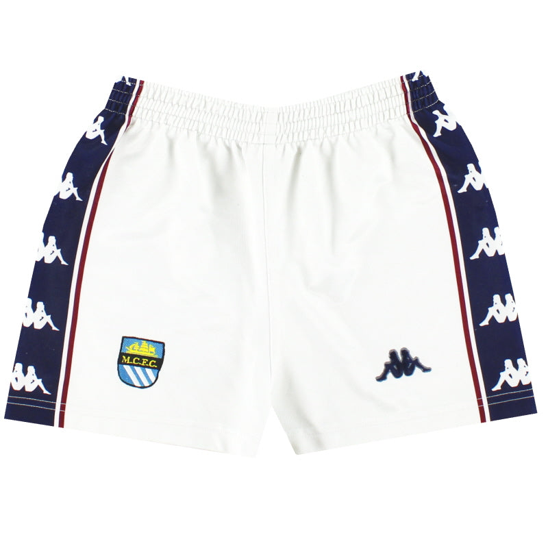 1997-99 Manchester City Kappa Auswärtsshorts XL.Jungen
