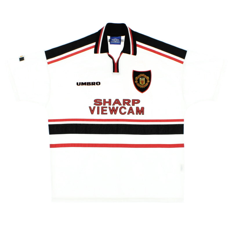1997-99 Manchester United Umbro Auswärtstrikot J