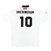 1997-99 Manchester United Umbro Auswärtstrikot Sheringham #10 XL