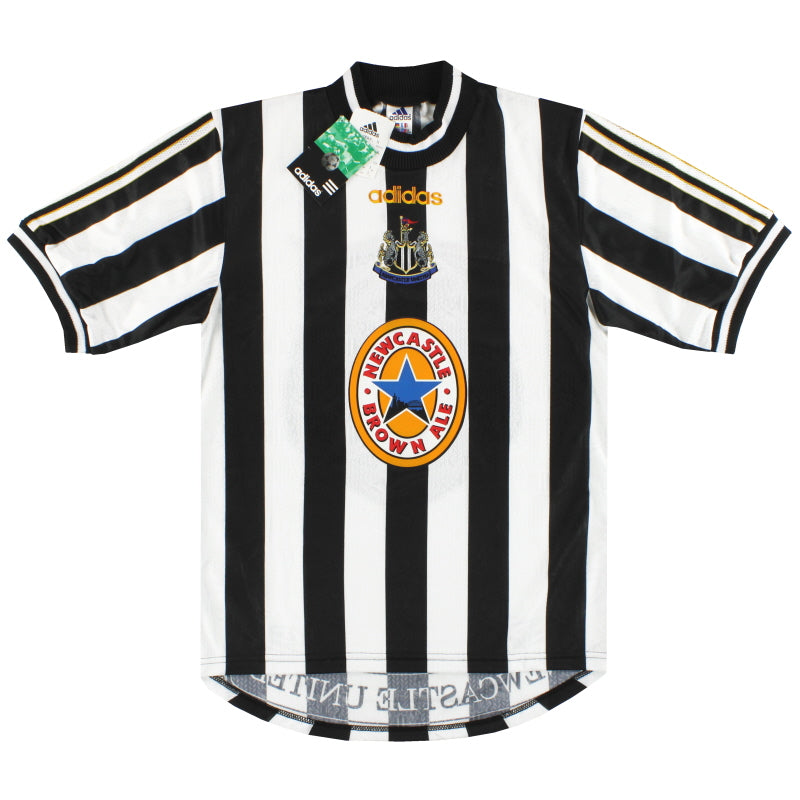 1997-99 Newcastle adidas Heimtrikot *m/Etiketten* S