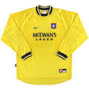 1997-99 Rangers Nike Torwart Trikot L