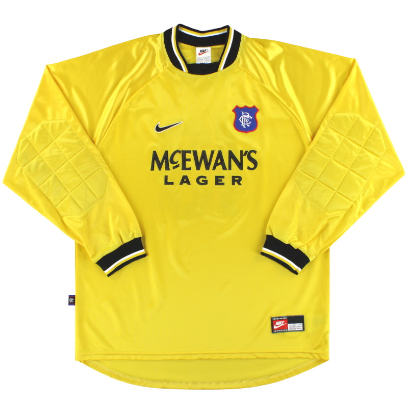 1997-99 Rangers Nike Torwart Trikot L