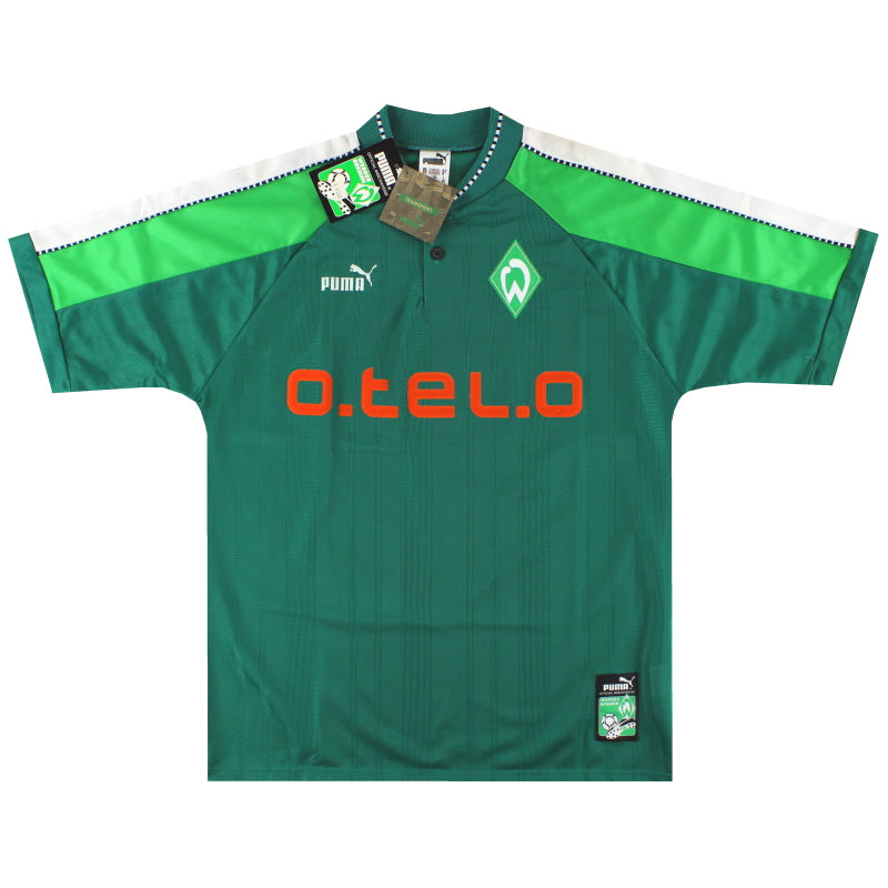 1997-99 Werder Bremen Puma Heimtrikot *m. Etiketten* L