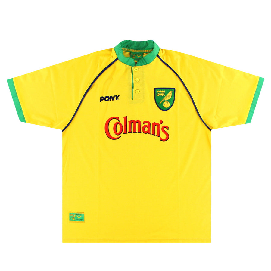 1997-99 Norwich City Pony Heimtrikot XXL