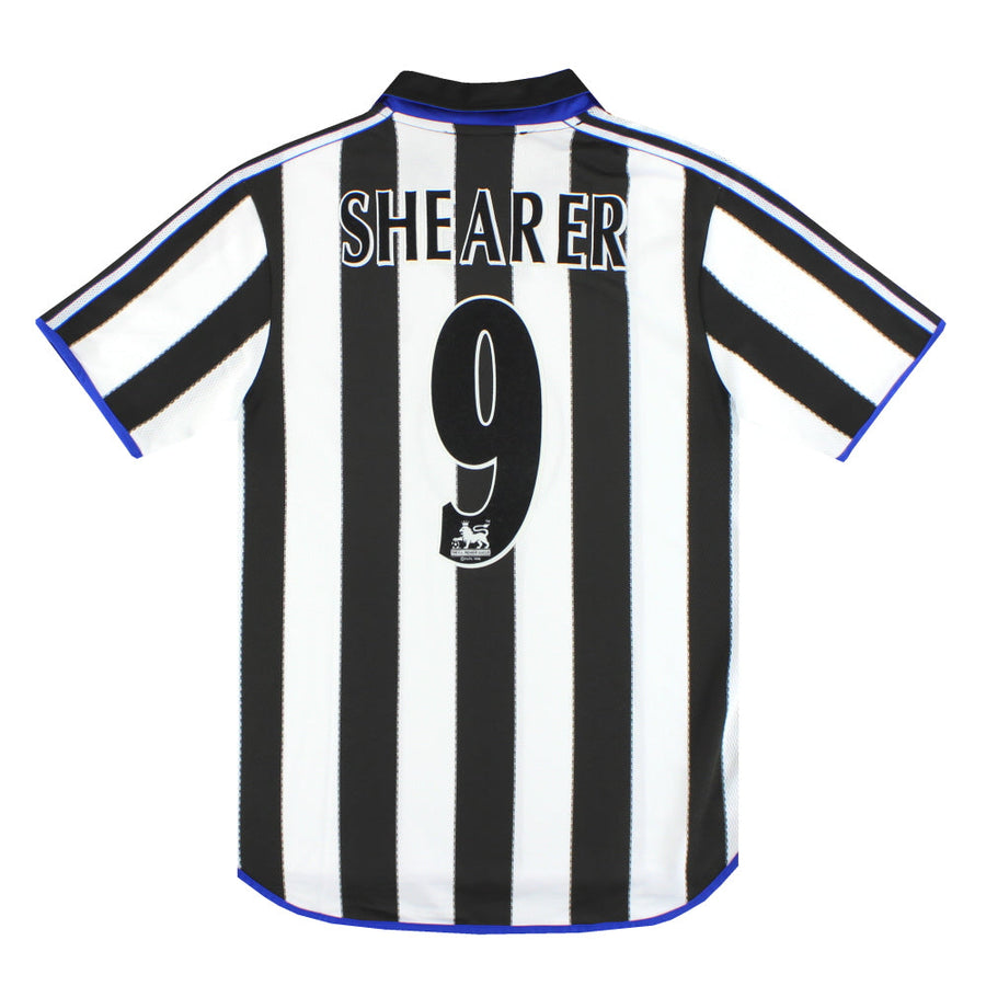 1999-00 Newcastle adidas Heimtrikot Shearer #9 *Neuwertig* L