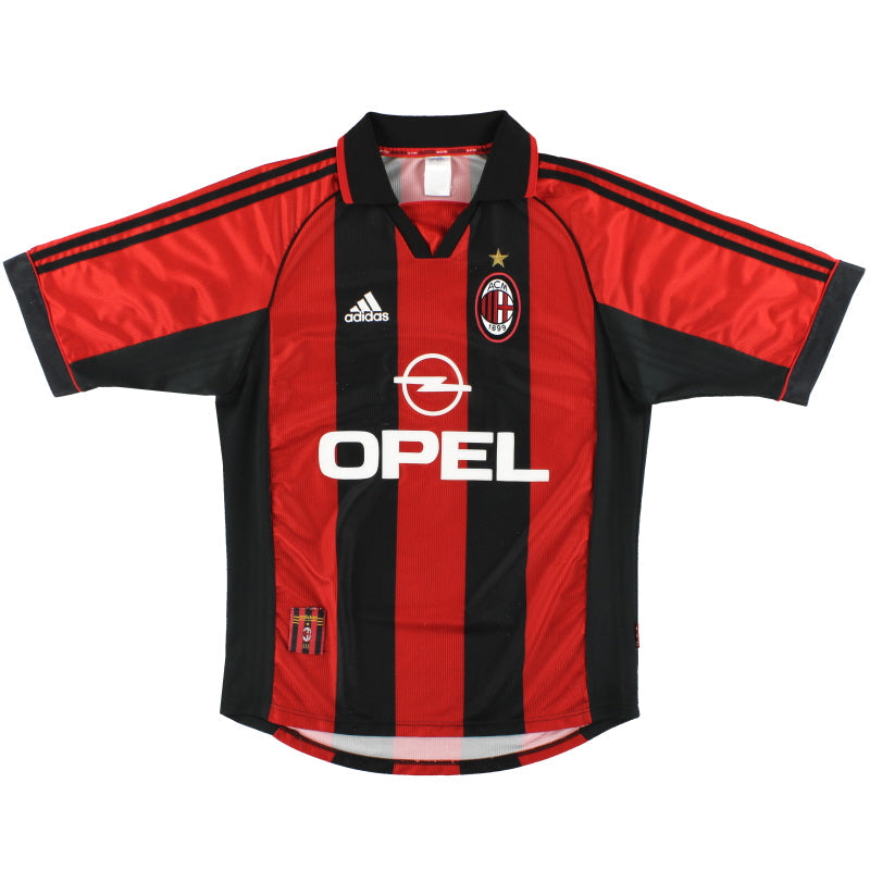 1998-00 AC Mailand adidas Heimtrikot M