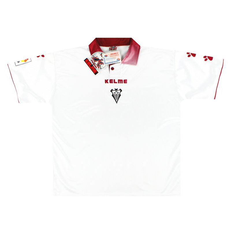 1998-00 Albacete Balompie Kelme Auswärtstrikot *m/Etiketten* XL