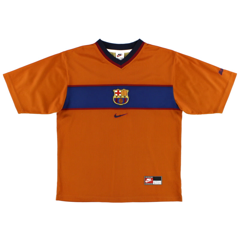 1998-00 Barcelona Nike Basic Auswärtstrikot XL