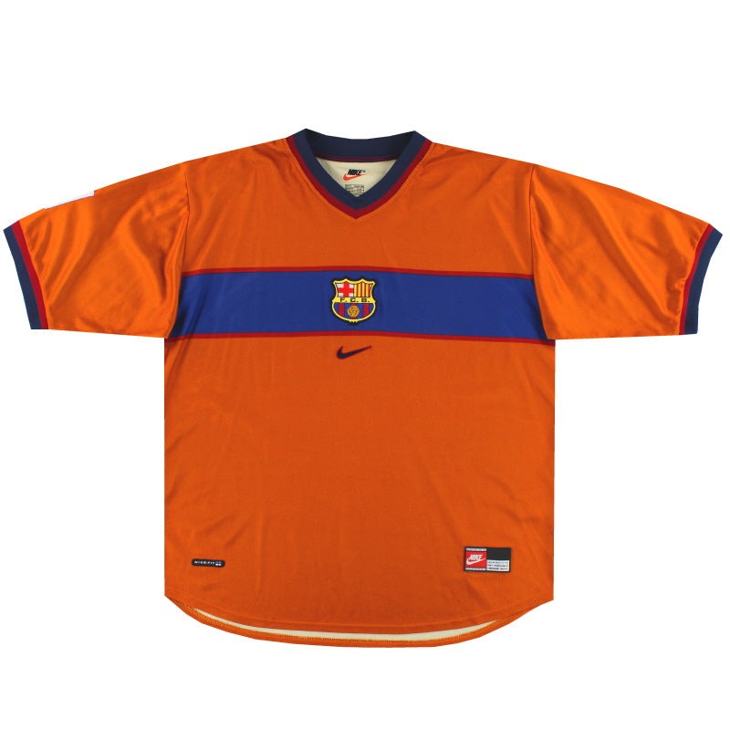1998-00 Barcelona Nike Auswärtstrikot L