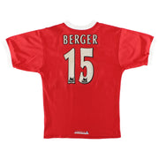 1998-00 FC Liverpool Reebok Heimtrikot Berger #15 S