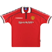 1998-00 Manchester United Umbro Heimtrikot XXL