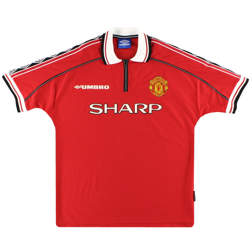 1998-00 Manchester United Umbro Heimtrikot XXL