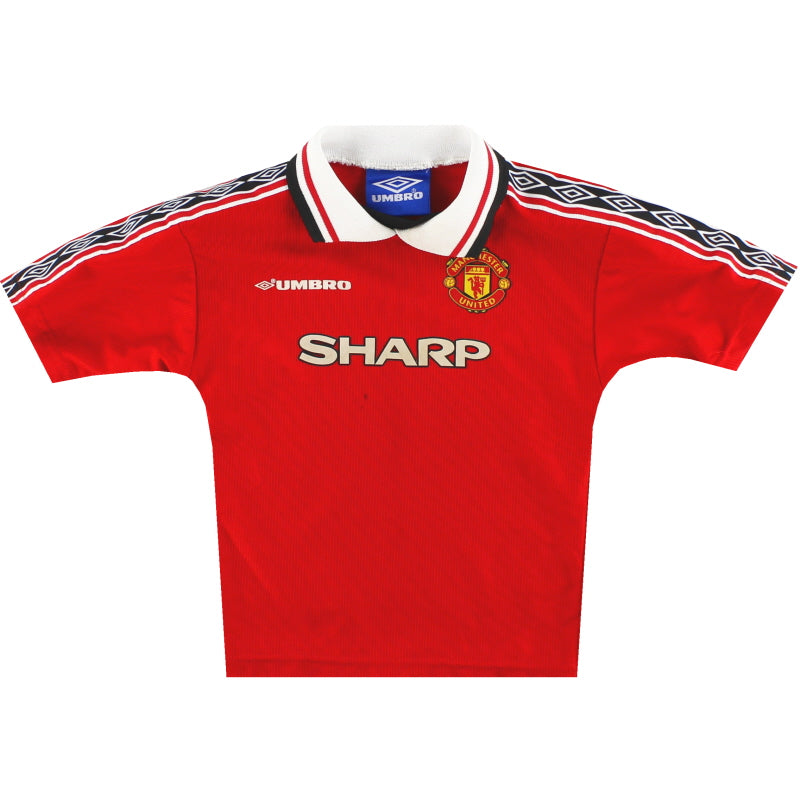 1998-00 Manchester United Umbro Heimtrikot Gr. Y