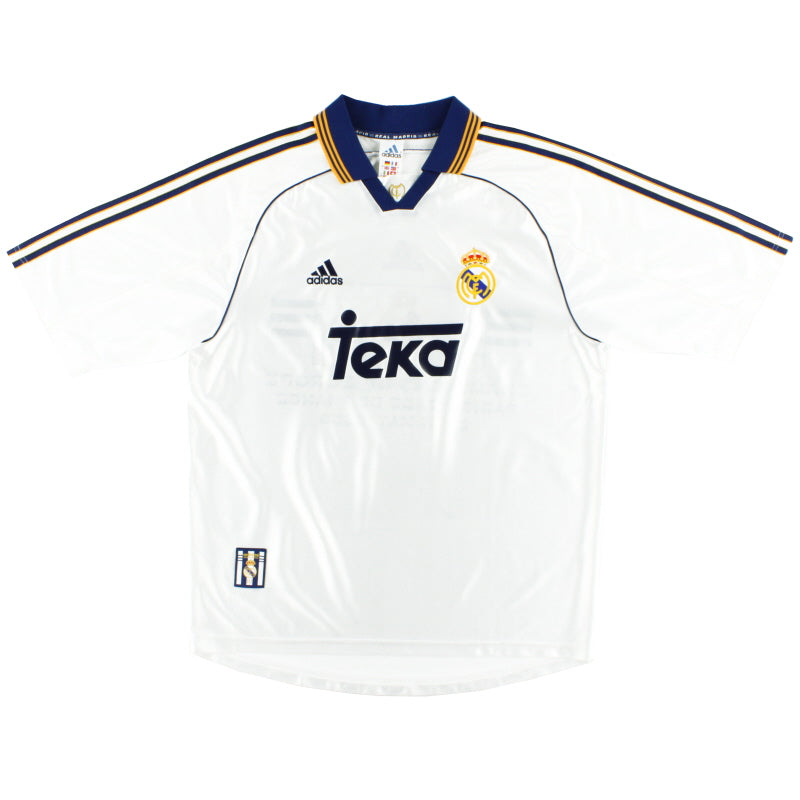 1998-00 Real Madrid adidas Heimtrikot L
