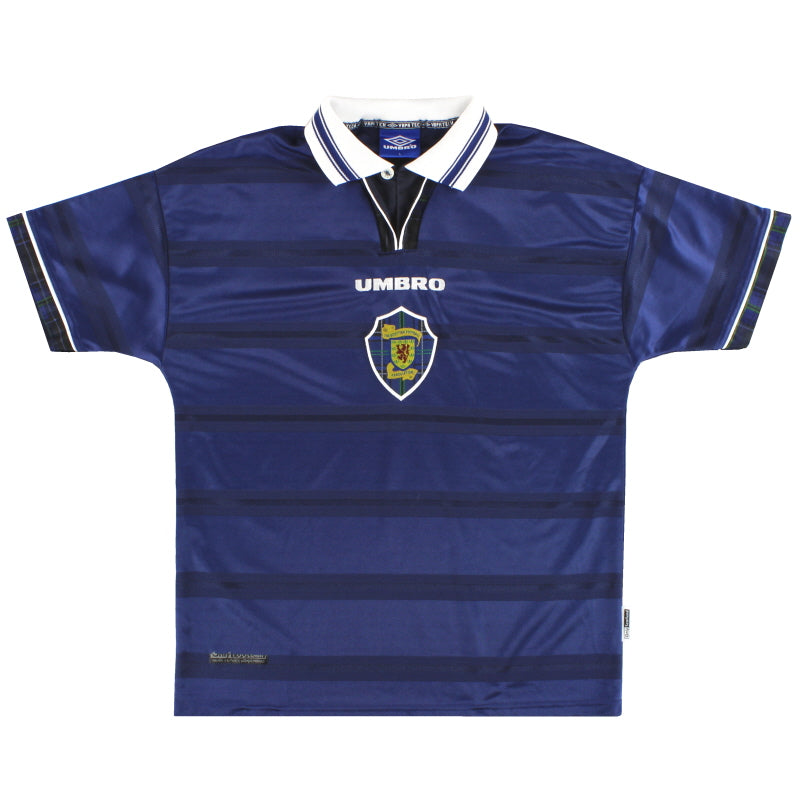 1998-00 Schottland Umbro Heimtrikot XL