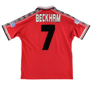 1998-00 Manchester United Umbro 'F.A Cup Final' Home Shirt Beckham #7 M