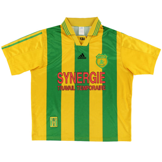 1998-00 Nantes adidas Home Shirt L