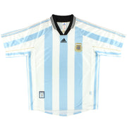 1998-99 Argentinien adidas Heimtrikot M