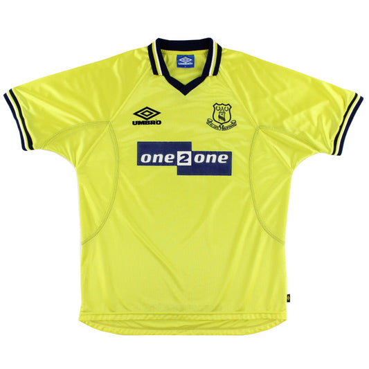 1998-99 Everton Umbro Third Shirt XXL